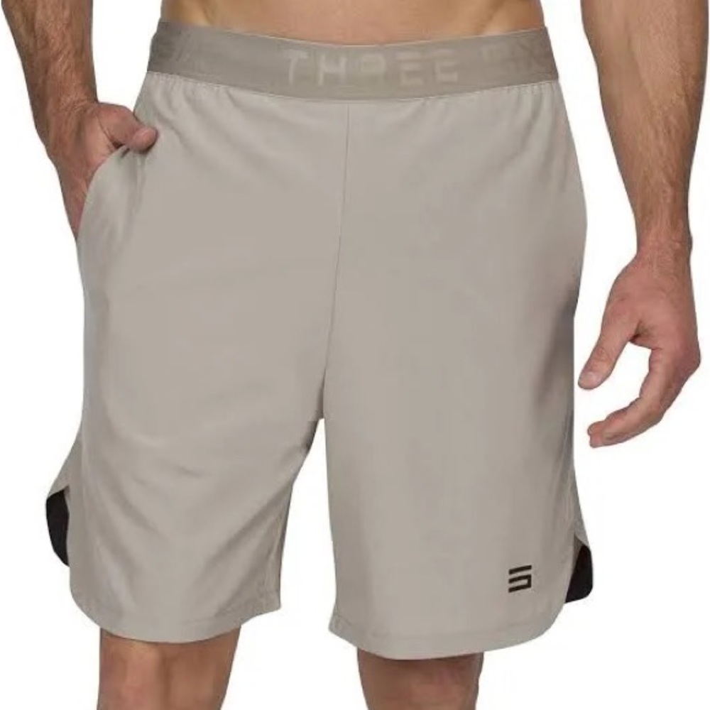 Mens Three Sixty Six Dark Grey Sport Shorts Sz M